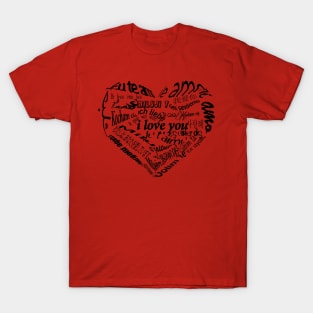 I love you in all languages T-Shirt